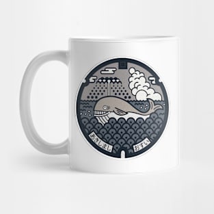 Akishima Manhole Cover Art Alternative Color Mug